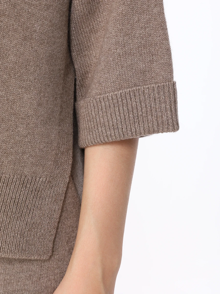 Джемпер кашемировый MIR CASHMERE cwc22-098 Коричневый  Фото 5