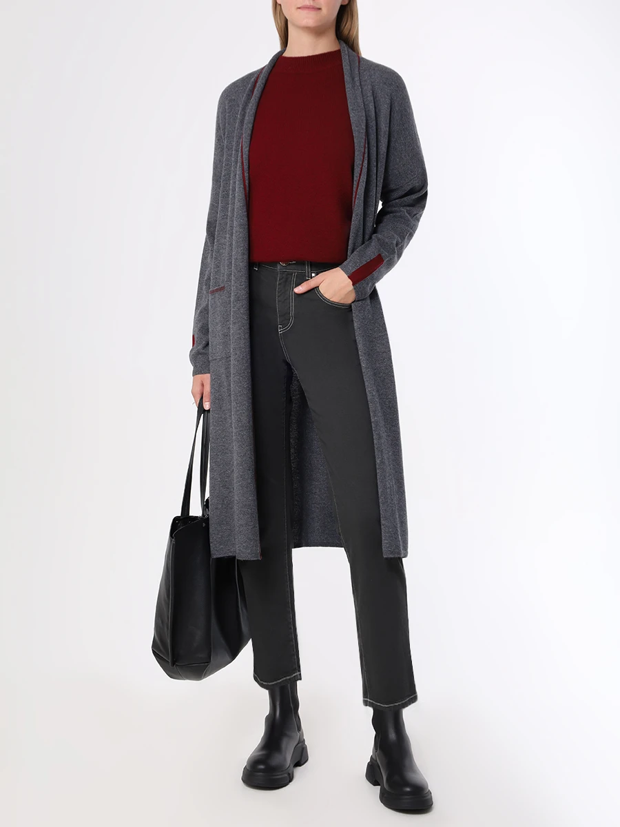 Кардиган кашемировый MIR CASHMERE cwe22-071 Серый  Фото 2