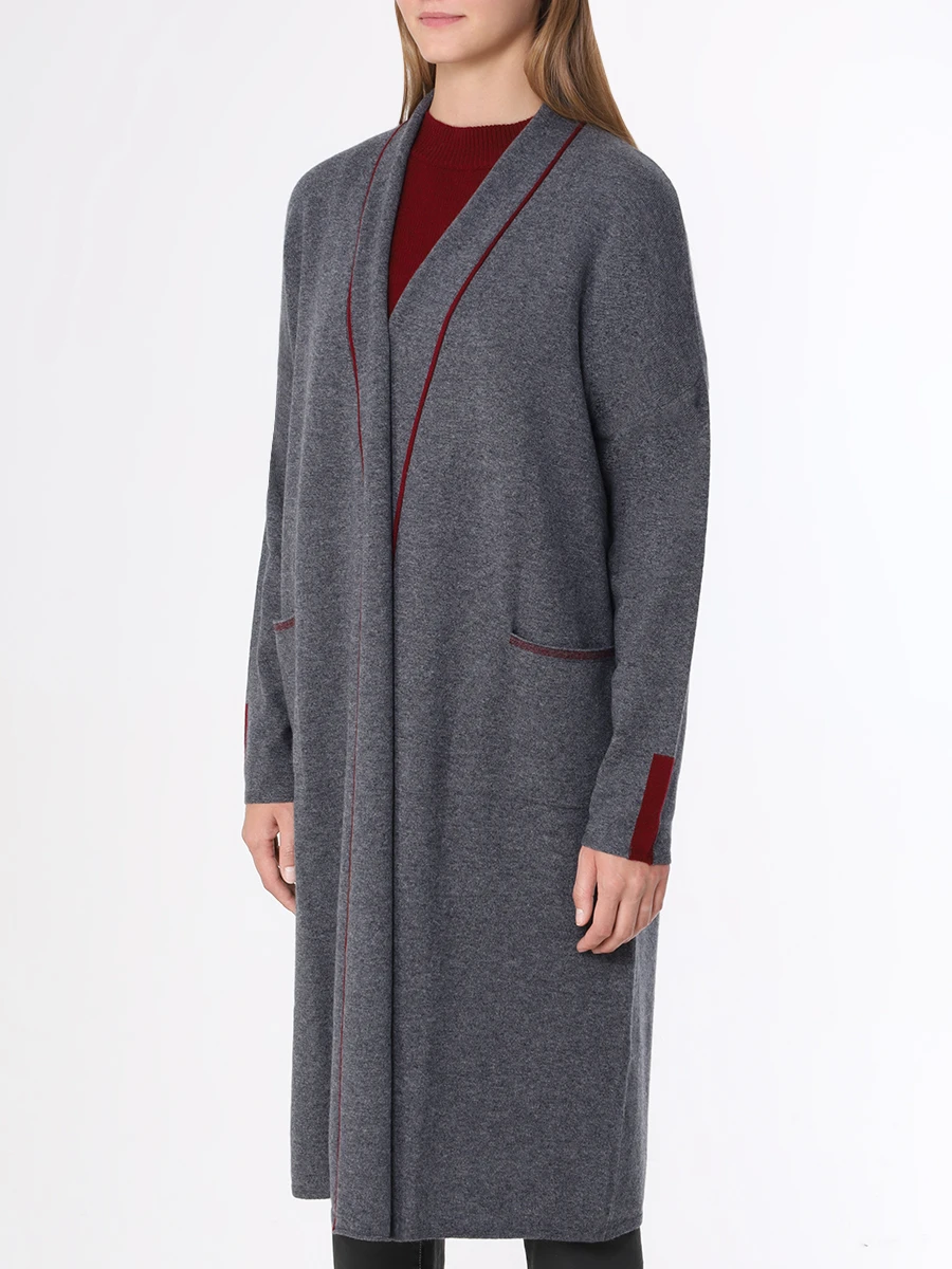 Кардиган кашемировый MIR CASHMERE cwe22-071 Серый  Фото 4