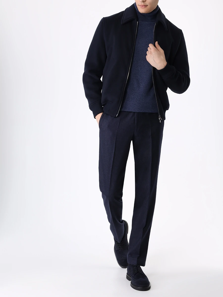 Куртка шерстяная KITON UW1591 YC401907 Синий  Фото 2