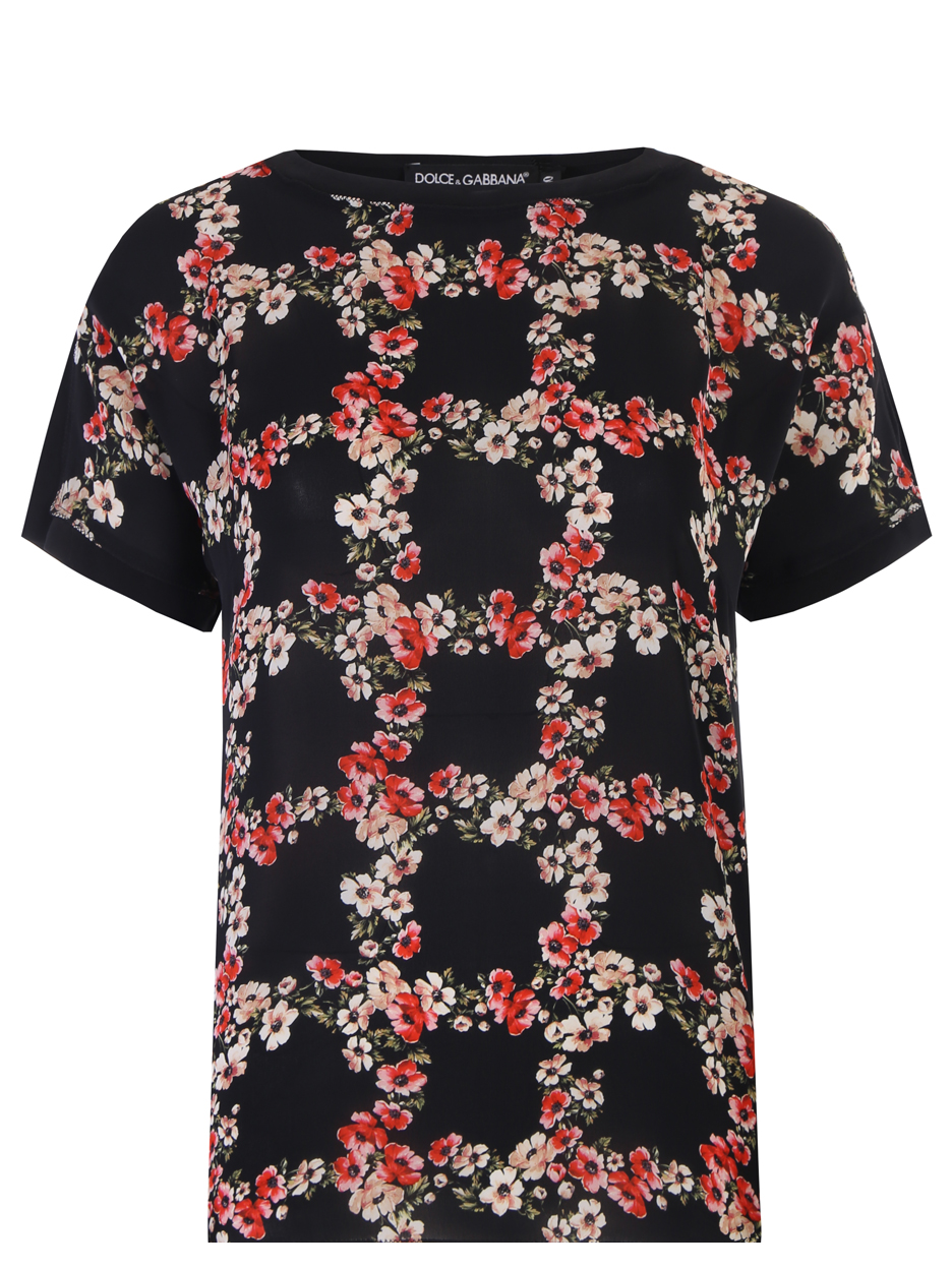 Топ шелковый DOLCE & GABBANA