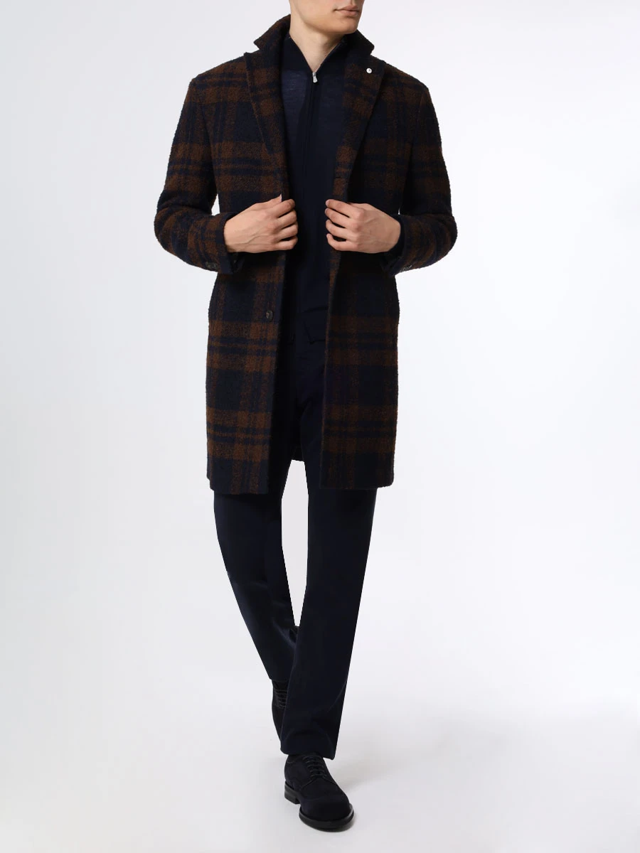 

Кардиган шерстяной, Синий, 45144/14790/598 Темно-