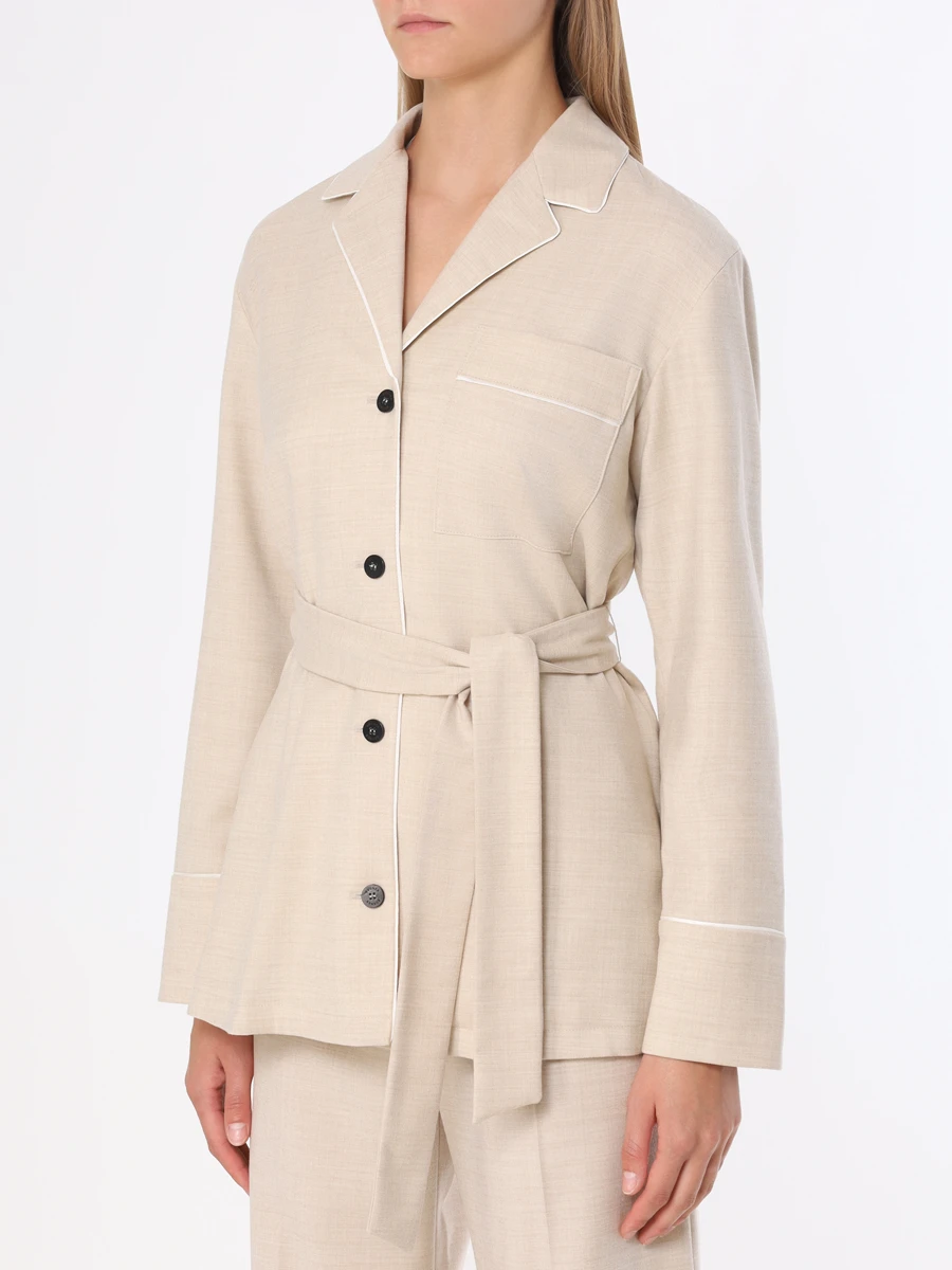 Жакет шерстяной Melissa BOGNER 36733304/180 MELISSA Кремовый  Фото 4