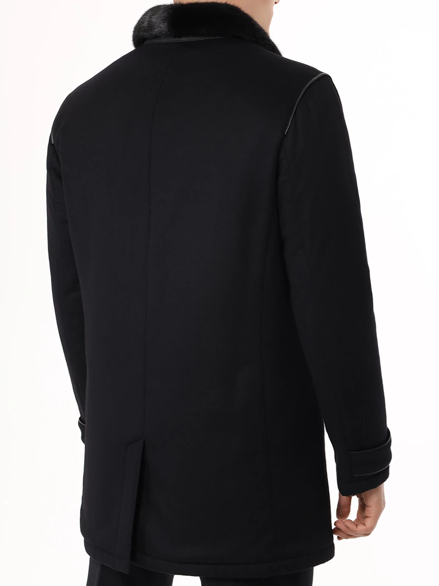 Пальто кашемировое HETTABRETZ IT9530 CH 1000 Черный  Фото 3