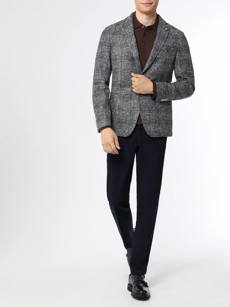 

Поло хлопковое, Коричневый, 50468392/205