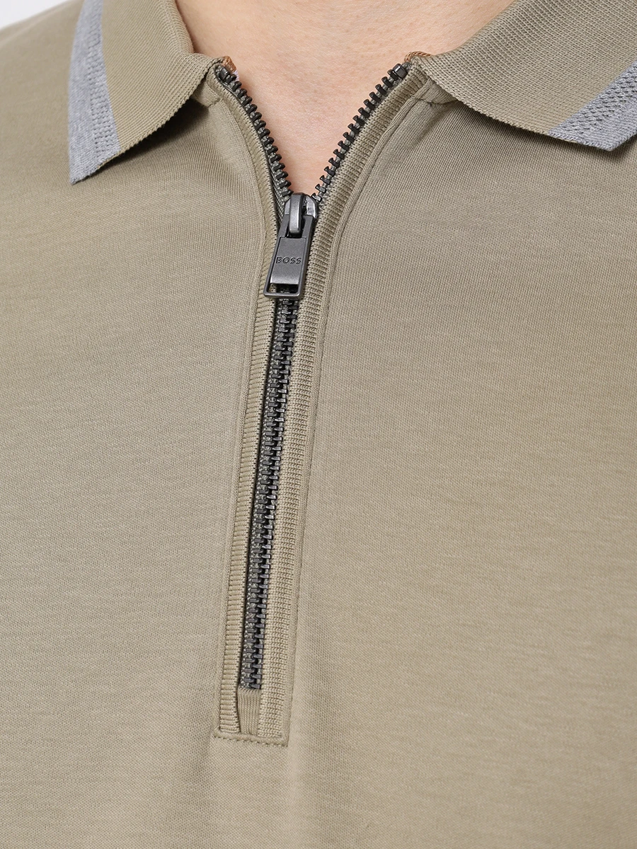 

Поло Slim Fit хлопковое, Зеленый, 50494662/336