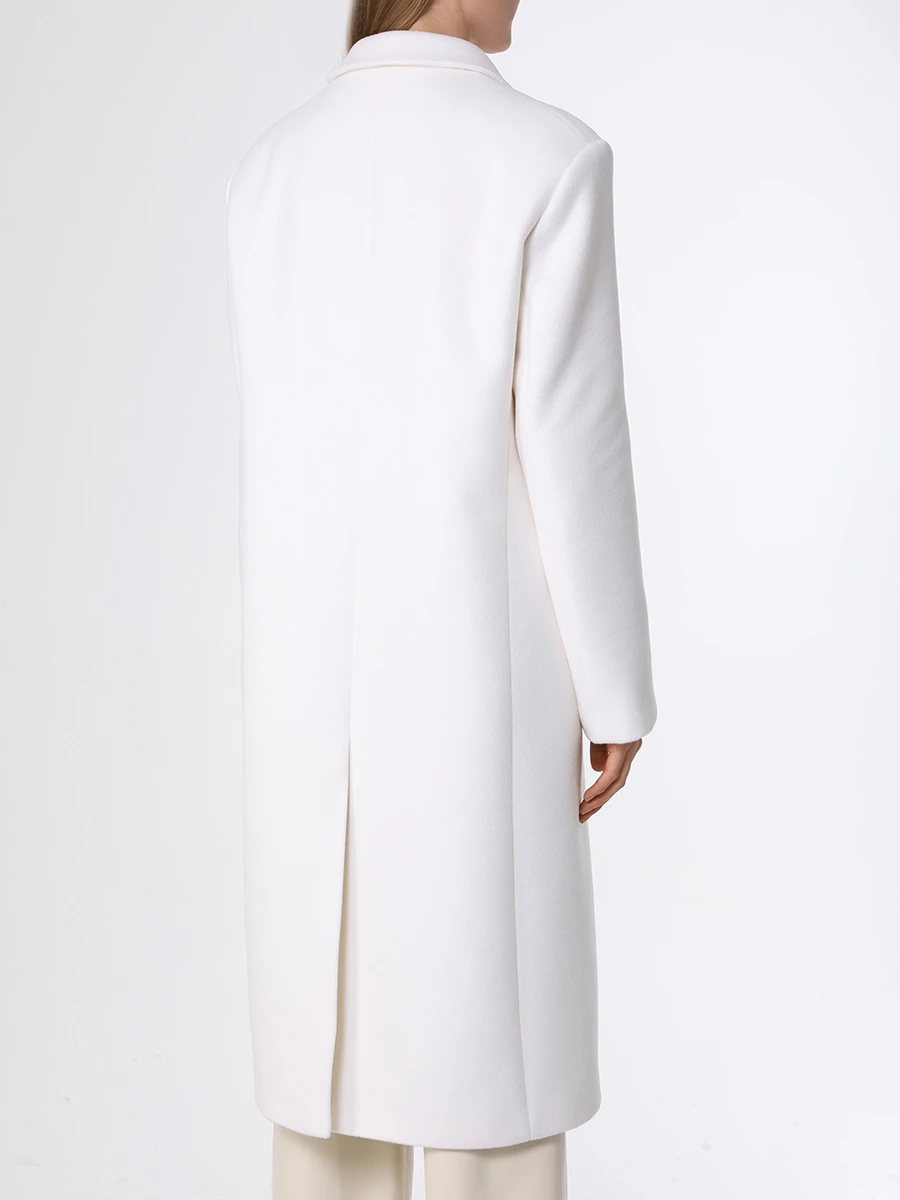 Пальто шерстяное SASHAVERSE CT010/9499/0152/W24 Белый  Фото 3