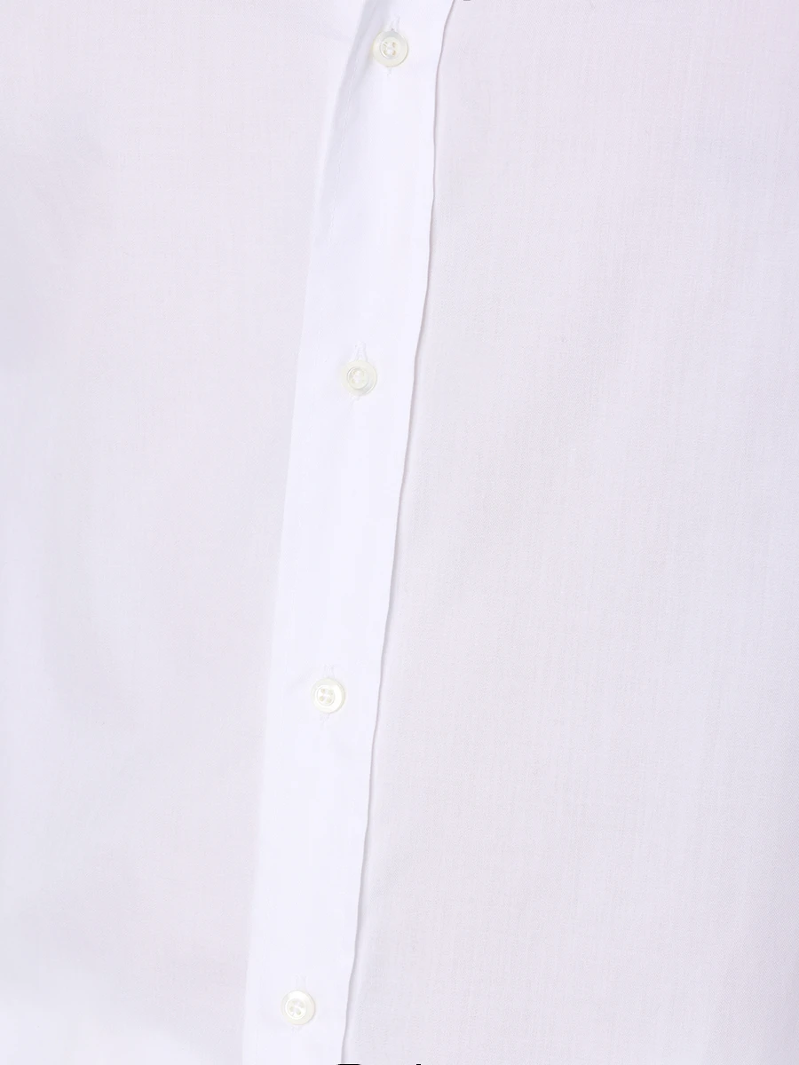 Рубашка Slim Fit хлопковая BRUNELLO CUCINELLI M0UC41718 C159, размер 50, цвет белый - фото 5