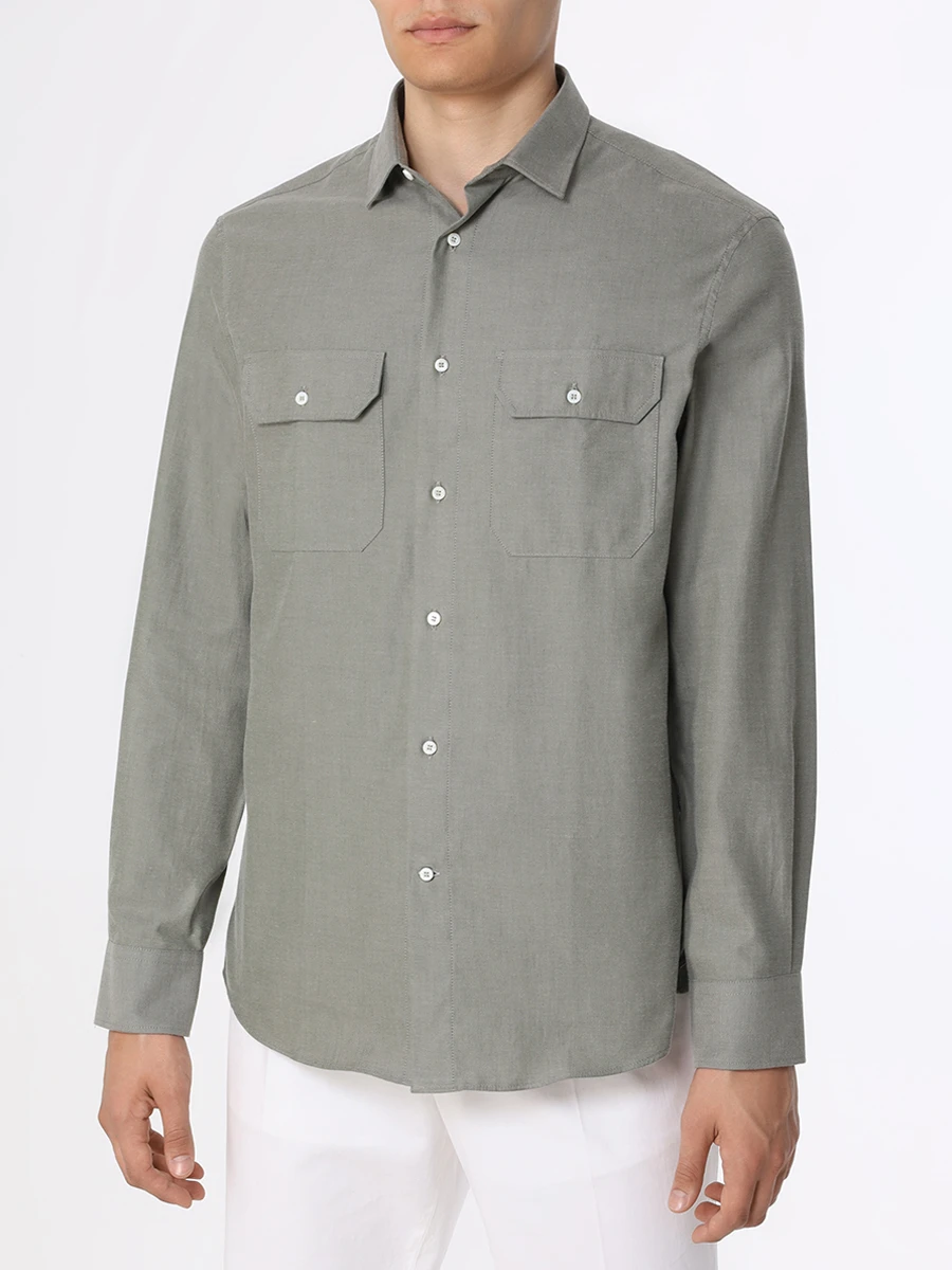 

Рубашка Easy Fit хлопковая, Зеленый, MA7520626 C056