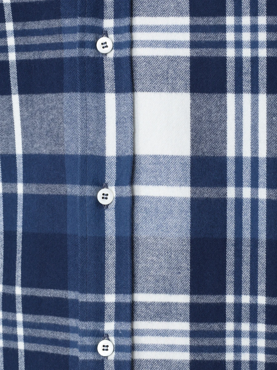 Рубашка Easy Fit хлопковая BRUNELLO CUCINELLI MY6150627 C180, размер 54, цвет синий - фото 5