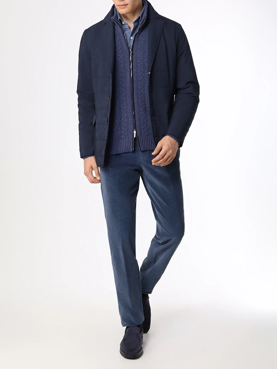 Брюки вельветовые ROTA 2199P/221 вельвет Голубой  Фото 2