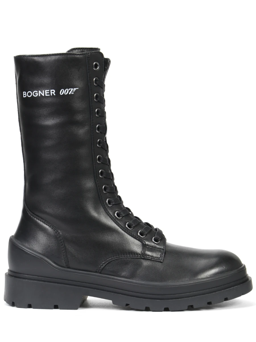 Ботинки кожаные на меху BOGNER 22346793/001 ST.MORITZxBOND007 Черный 