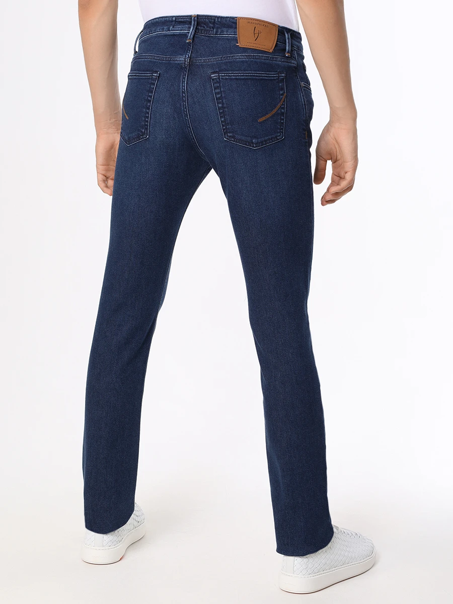 Джинсы Slim Fit хлопковые HANDPICKED RAVELLO 02704 W1/C Деним  Фото 3