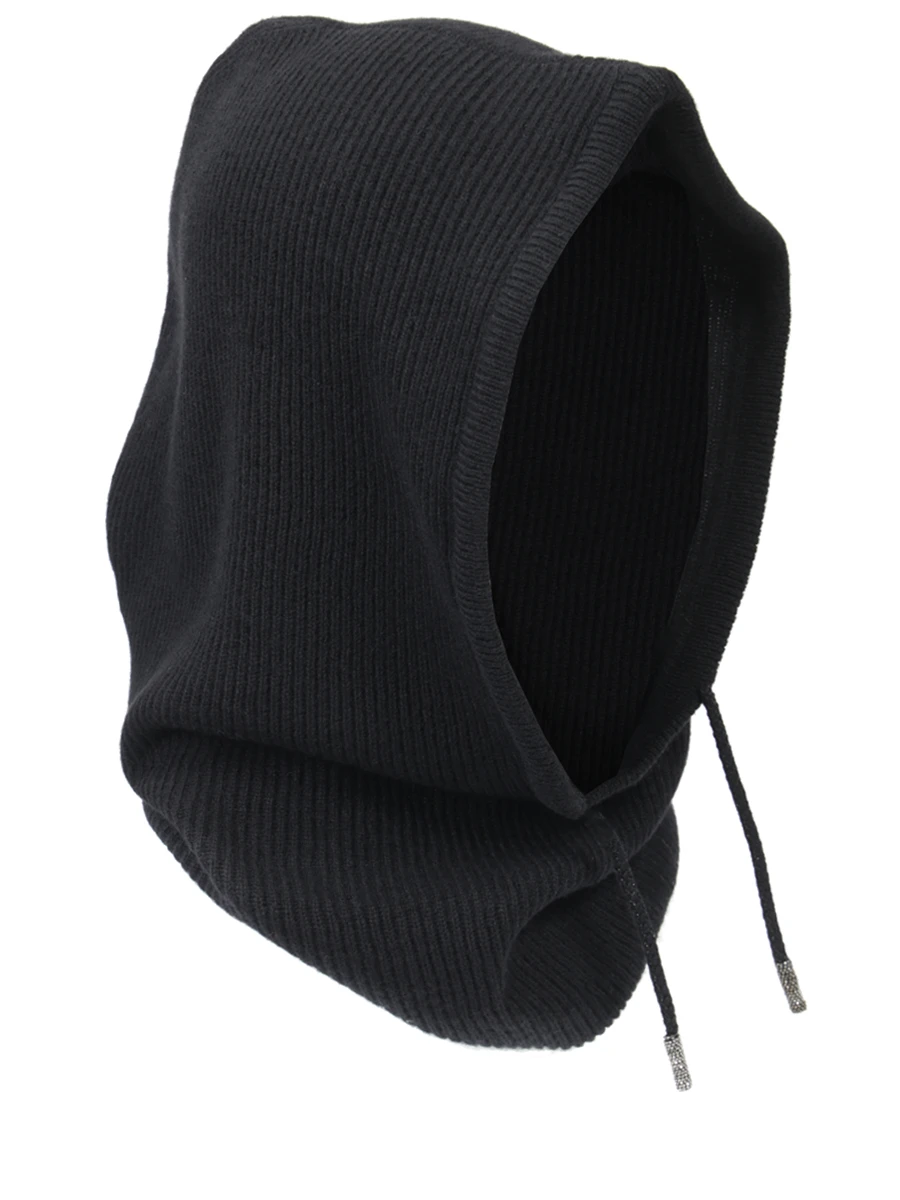 

Капор шерстяной, Черный, D330348PM 0995