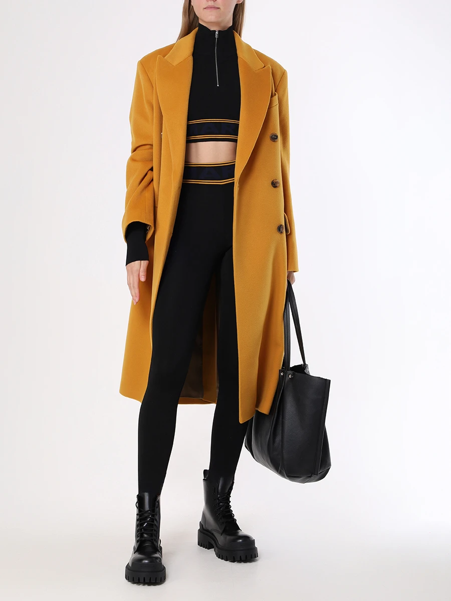 Топ из вискозы MARNI DVMD0157Q0 UFV218 00N99 Черный  Фото 2