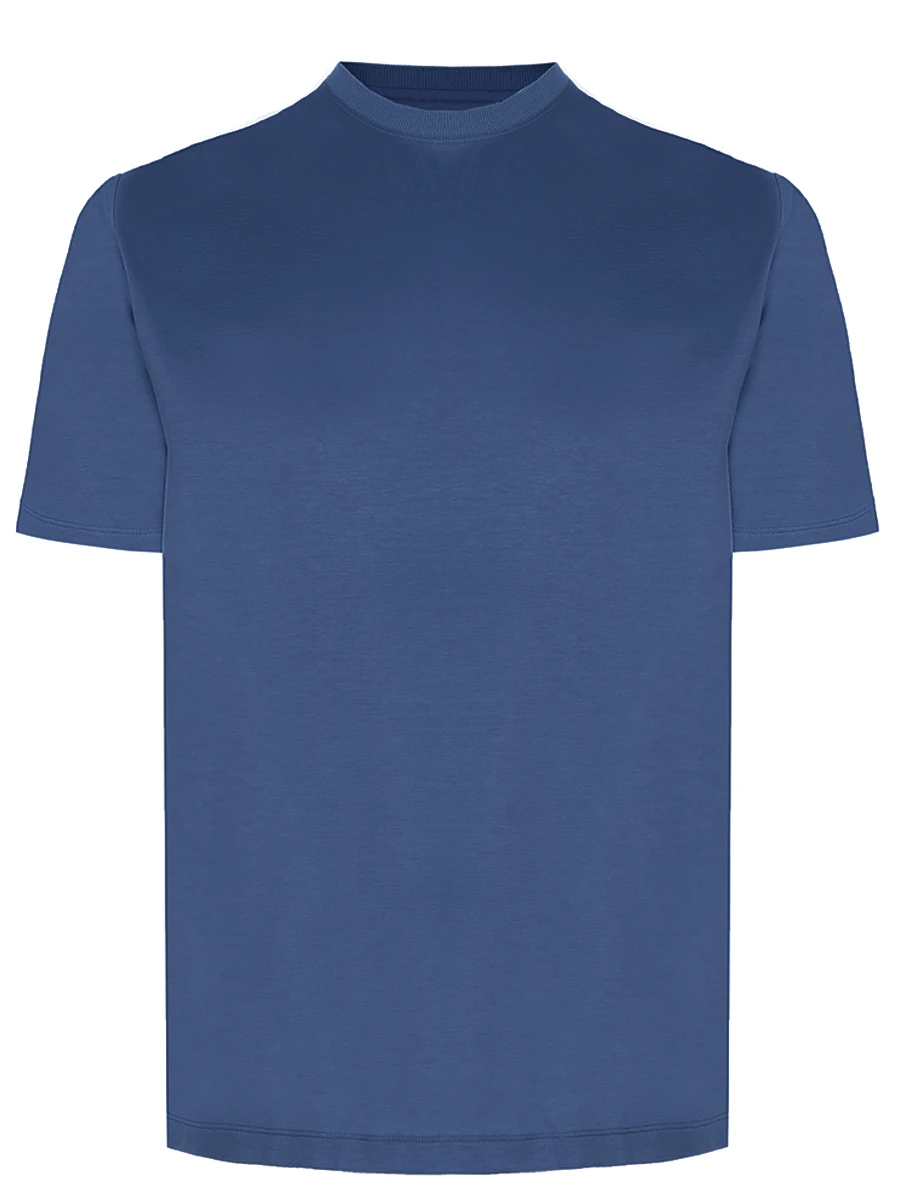 Футболка хлопковая KITON UMC023 H0862901 Синий 