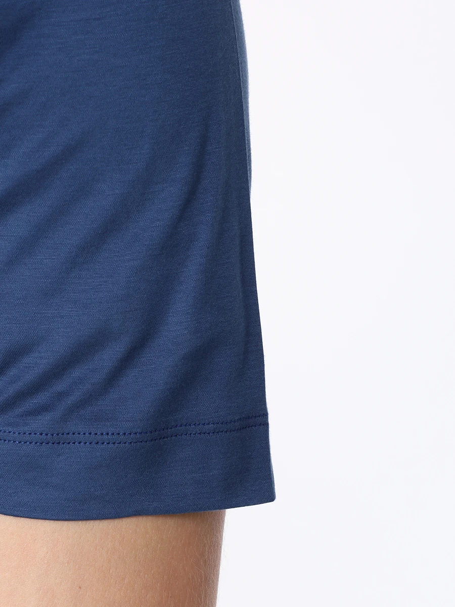 Футболка хлопковая KITON UMC023 H0862901 Синий  Фото 5