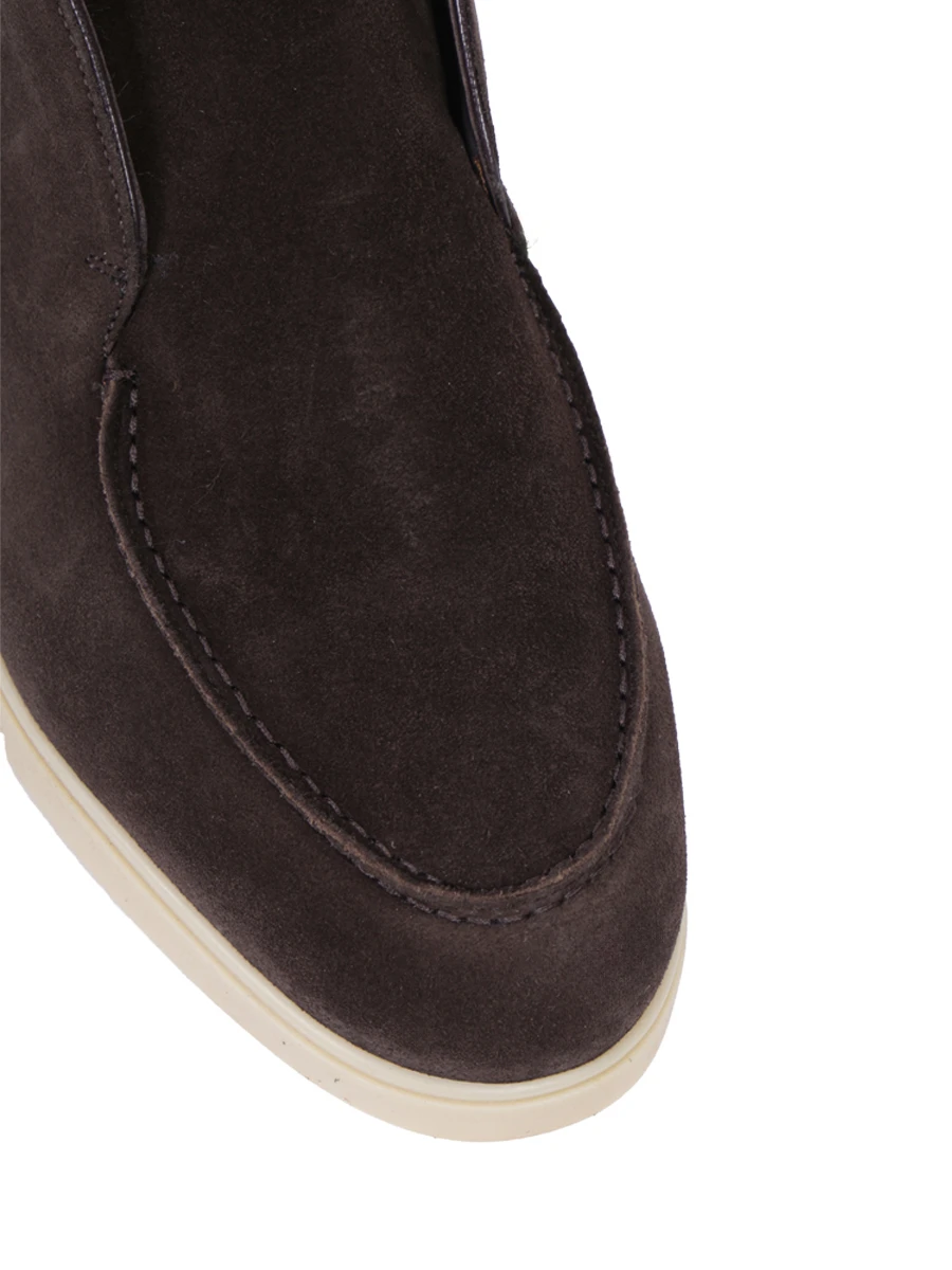 

Лоферы замшевые на меху, Коричневый, 11685 Z Moka Mex