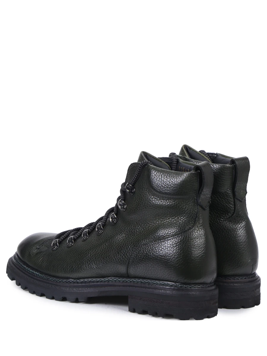 Ботинки кожаные на меху BRECOS 11563 Loden, размер 40, цвет зеленый - фото 4
