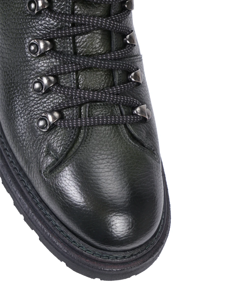 Ботинки кожаные на меху BRECOS 11563 Loden, размер 40, цвет зеленый - фото 5