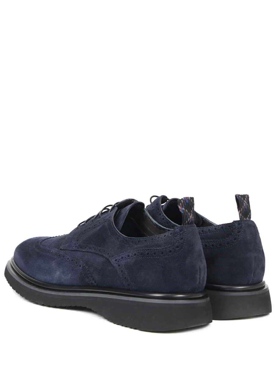 

Броги замшевые, Синий, CITY354-004.8