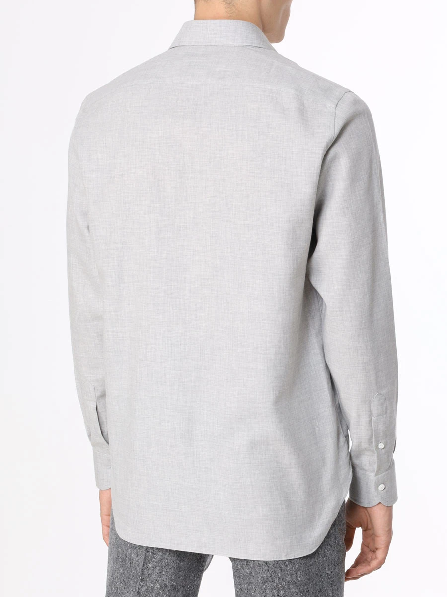Рубашка Regular Fit хлопковая MARIA SANTANGELO F356924-43, размер 58, цвет серый - фото 3