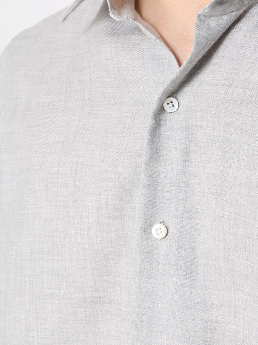 Рубашка Regular Fit хлопковая MARIA SANTANGELO F356924-43, размер 58, цвет серый - фото 5