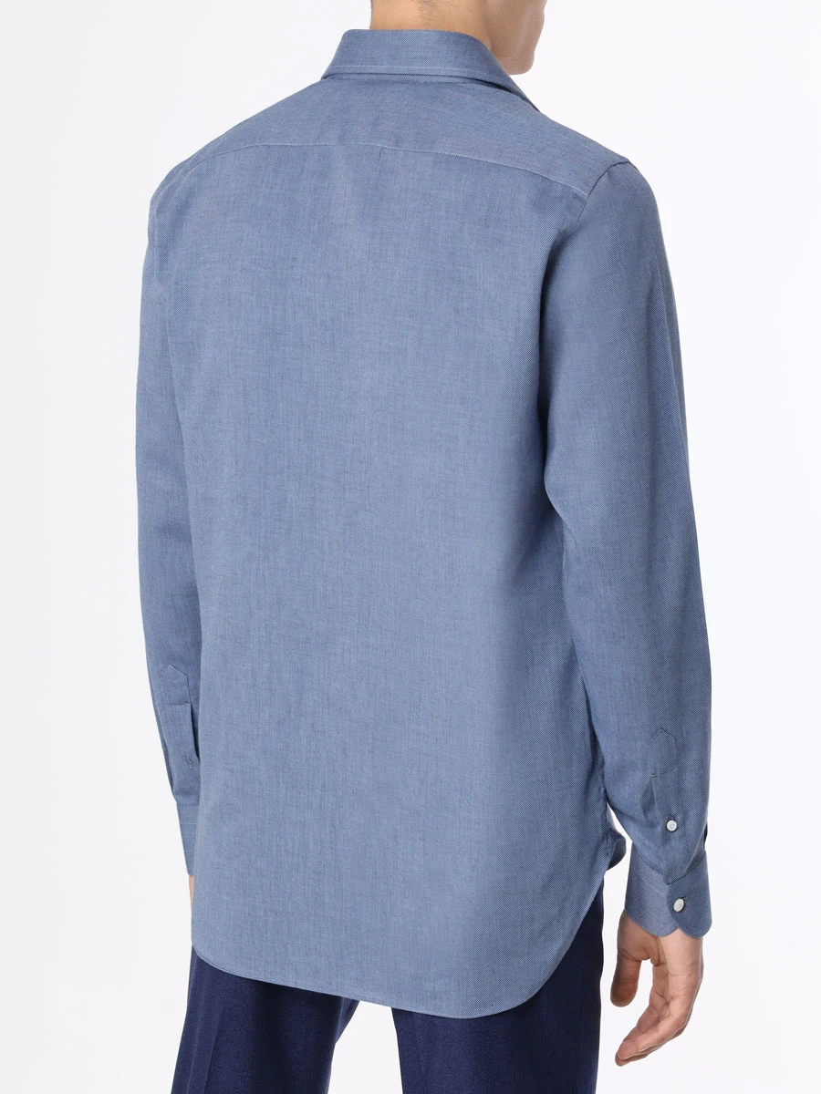 Рубашка Regular Fit хлопковая MARIA SANTANGELO F356924-16, размер 54, цвет синий - фото 3