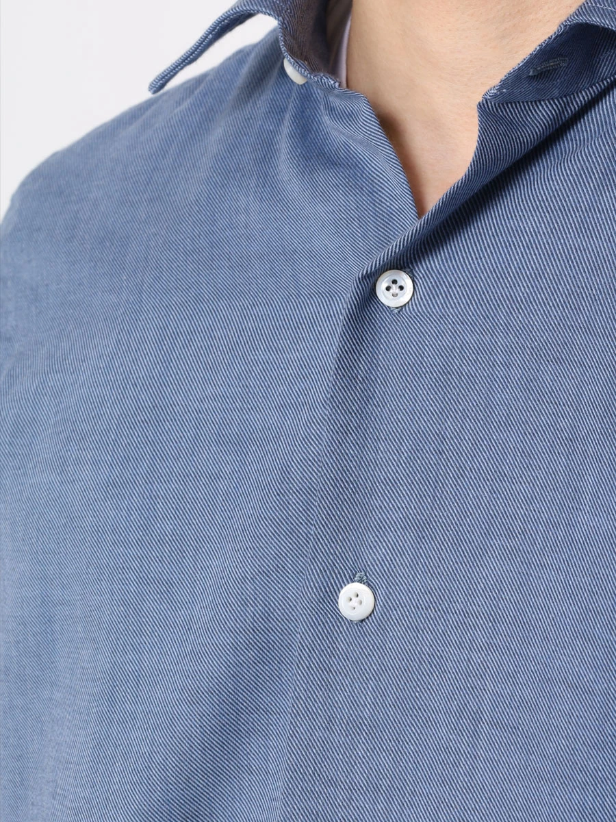 Рубашка Regular Fit хлопковая MARIA SANTANGELO F356924-16, размер 54, цвет синий - фото 5