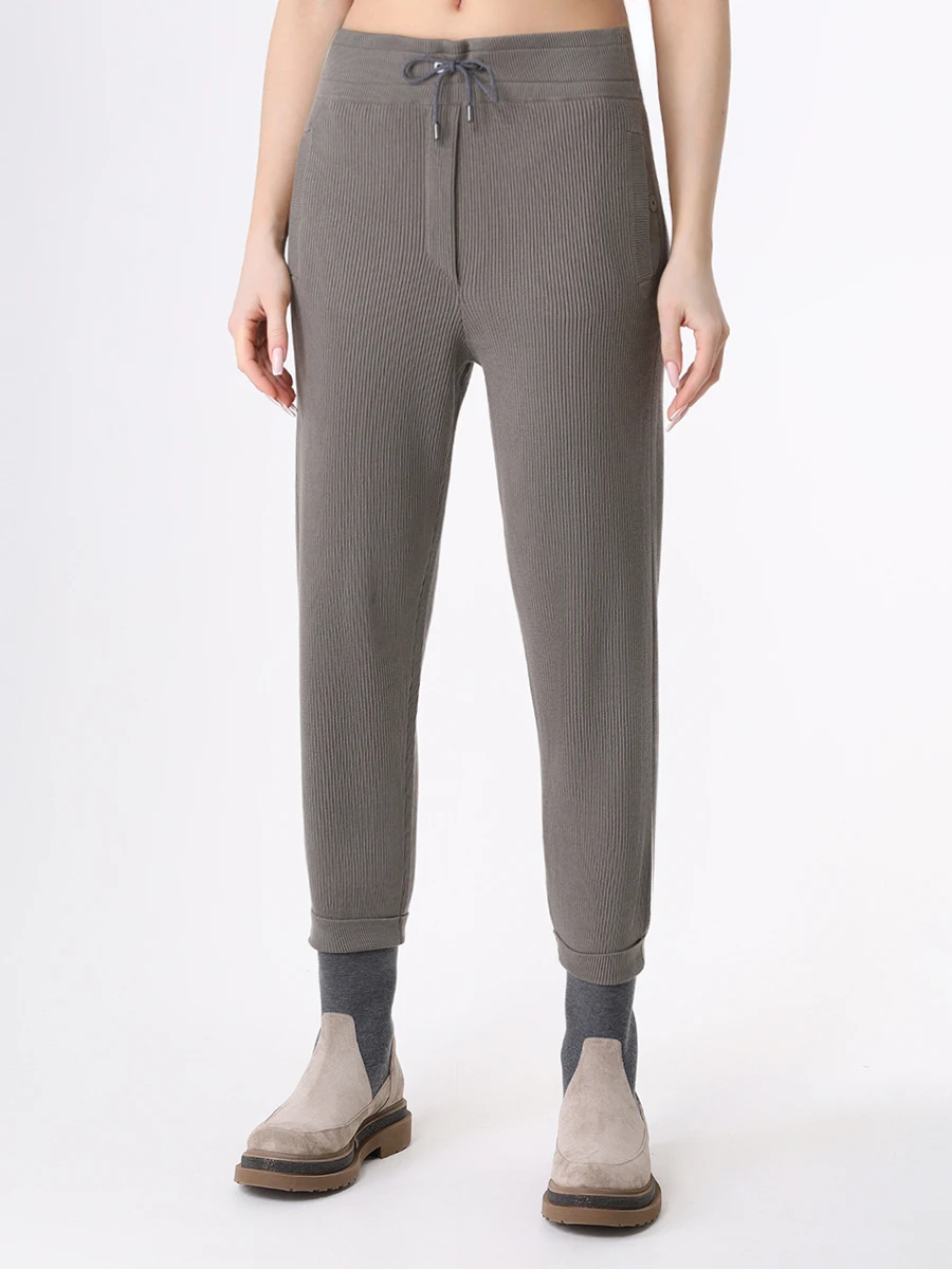Костюм хлопковый BRUNELLO CUCINELLI M19127906/M19127999 CCK81 Хаки  Фото 7