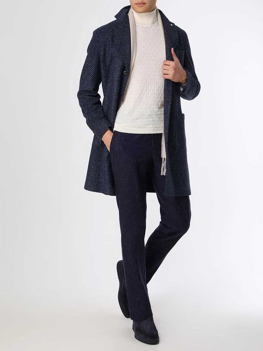 

Брюки шерстяные, Синий, VB12888/BLUE/SPIAGGIA