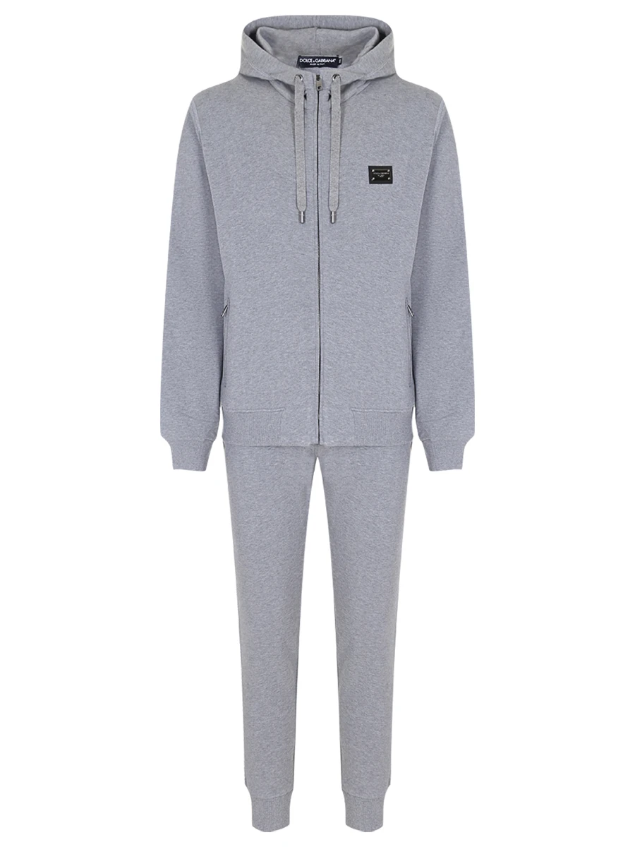 Костюм хлопковый DOLCE & GABBANA G9ABIT/GVXQHT G7F2G S8291 Серый 