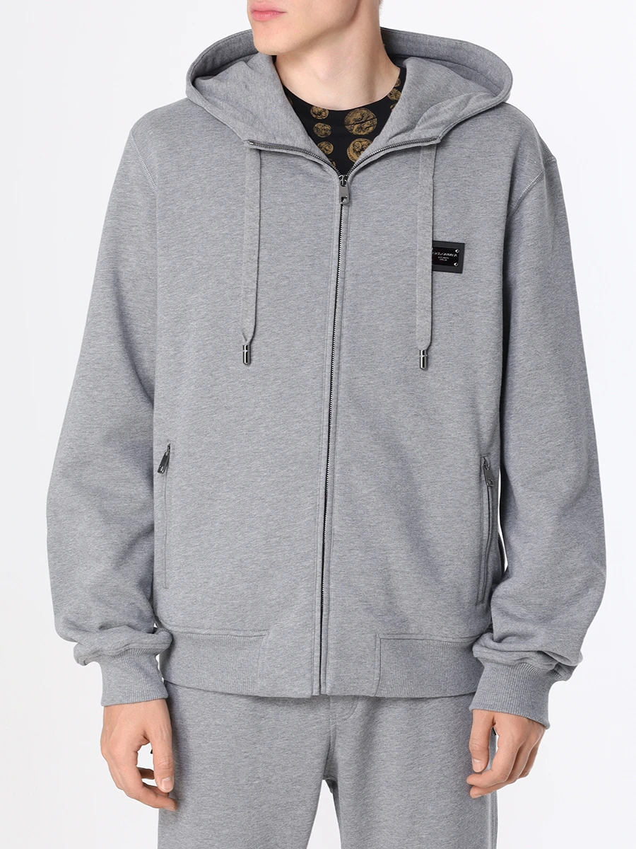 Костюм хлопковый DOLCE & GABBANA G9ABIT/GVXQHT G7F2G S8291 Серый  Фото 4