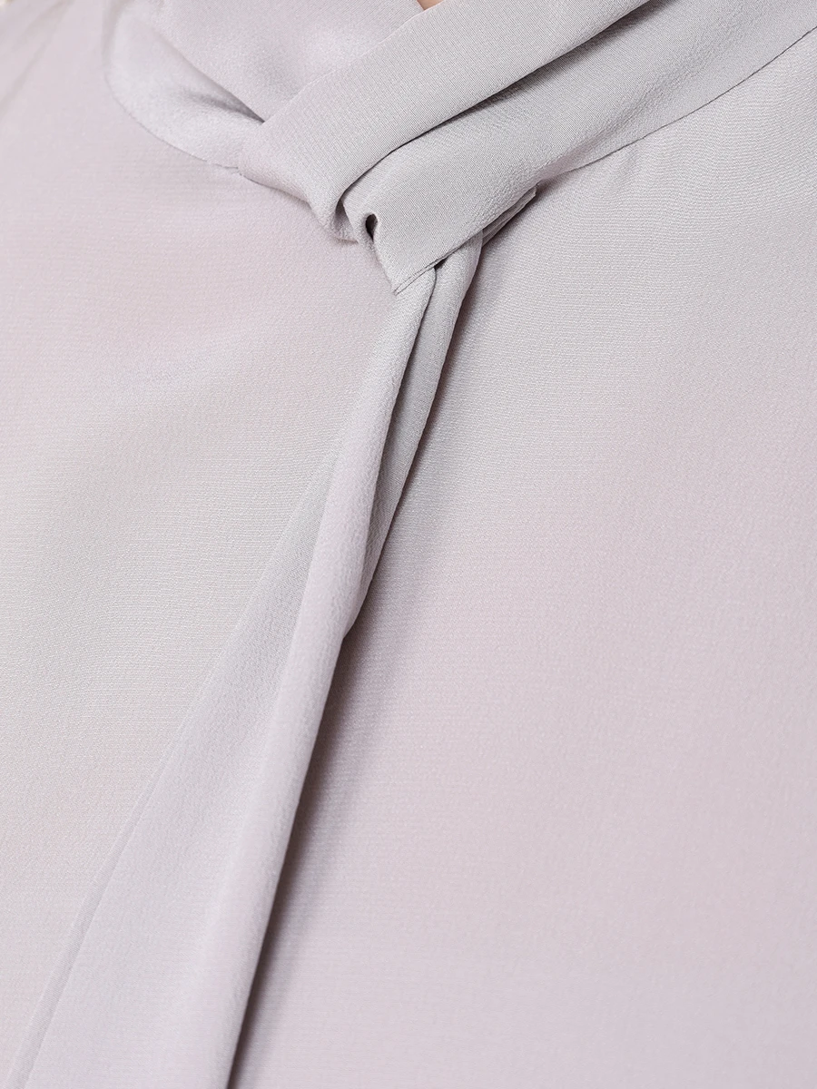 Блуза шелковая ASPESI 5631 B753 05180, размер 46, цвет серый - фото 5