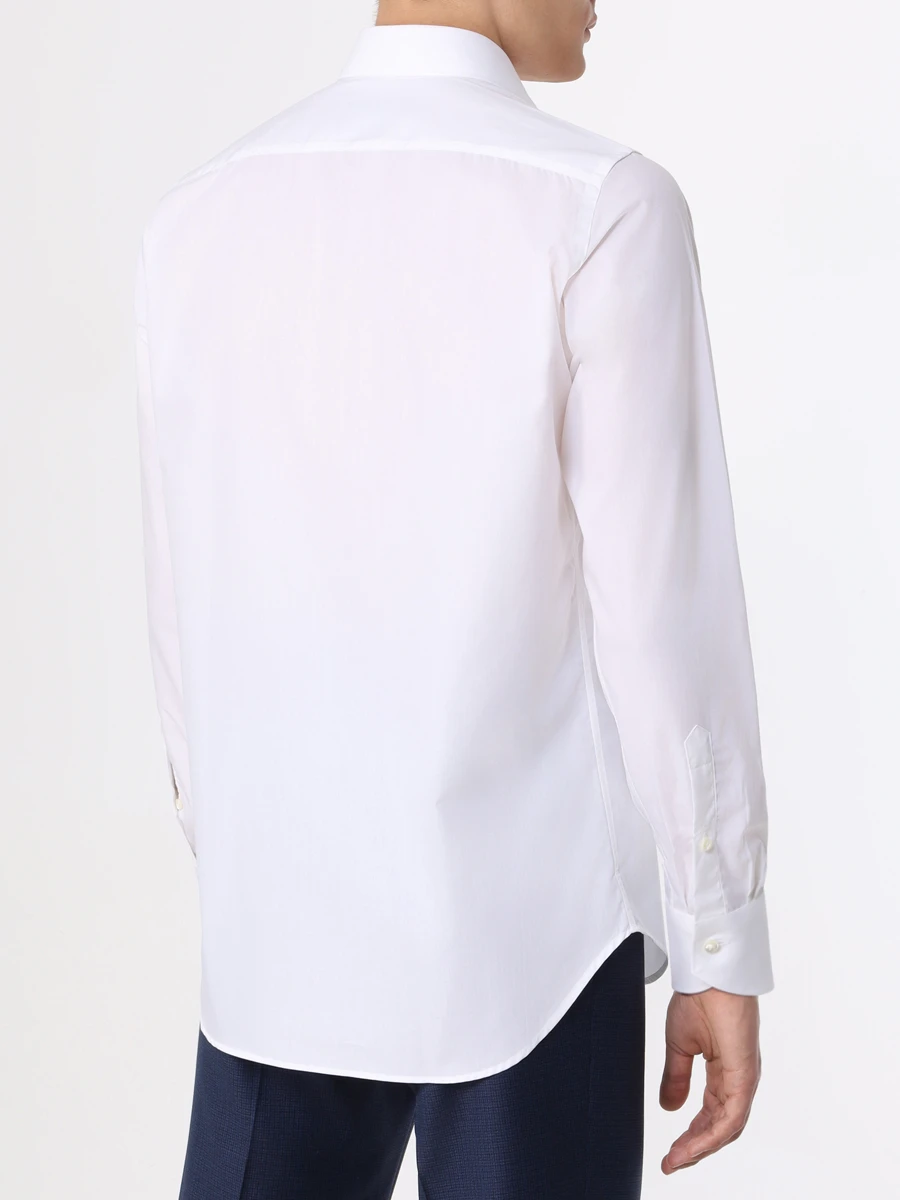 Рубашка Regular Fit хлопковая CANALI GR01598/001/N798, размер 52, цвет белый GR01598/001/N798 - фото 3