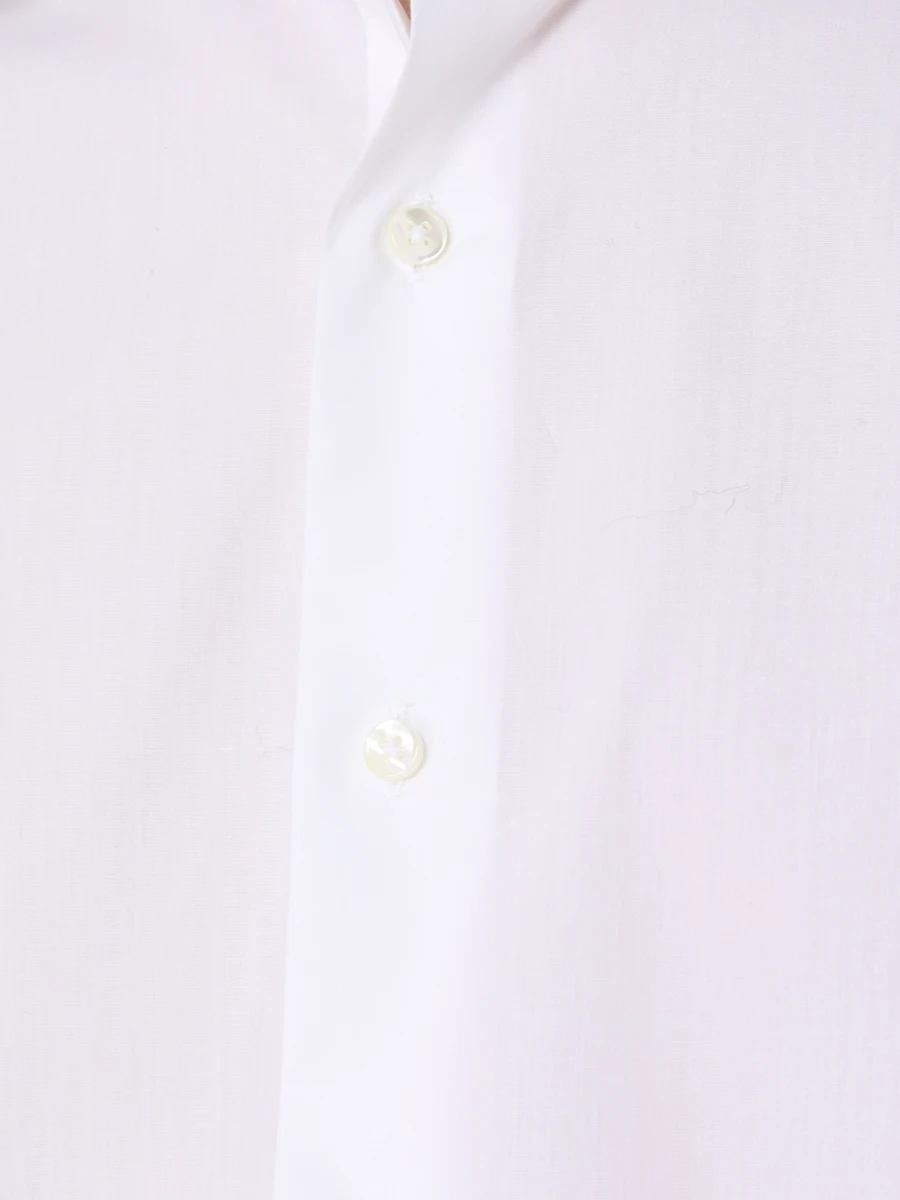 Рубашка Regular Fit хлопковая CANALI GR01598/001/N798, размер 52, цвет белый GR01598/001/N798 - фото 5