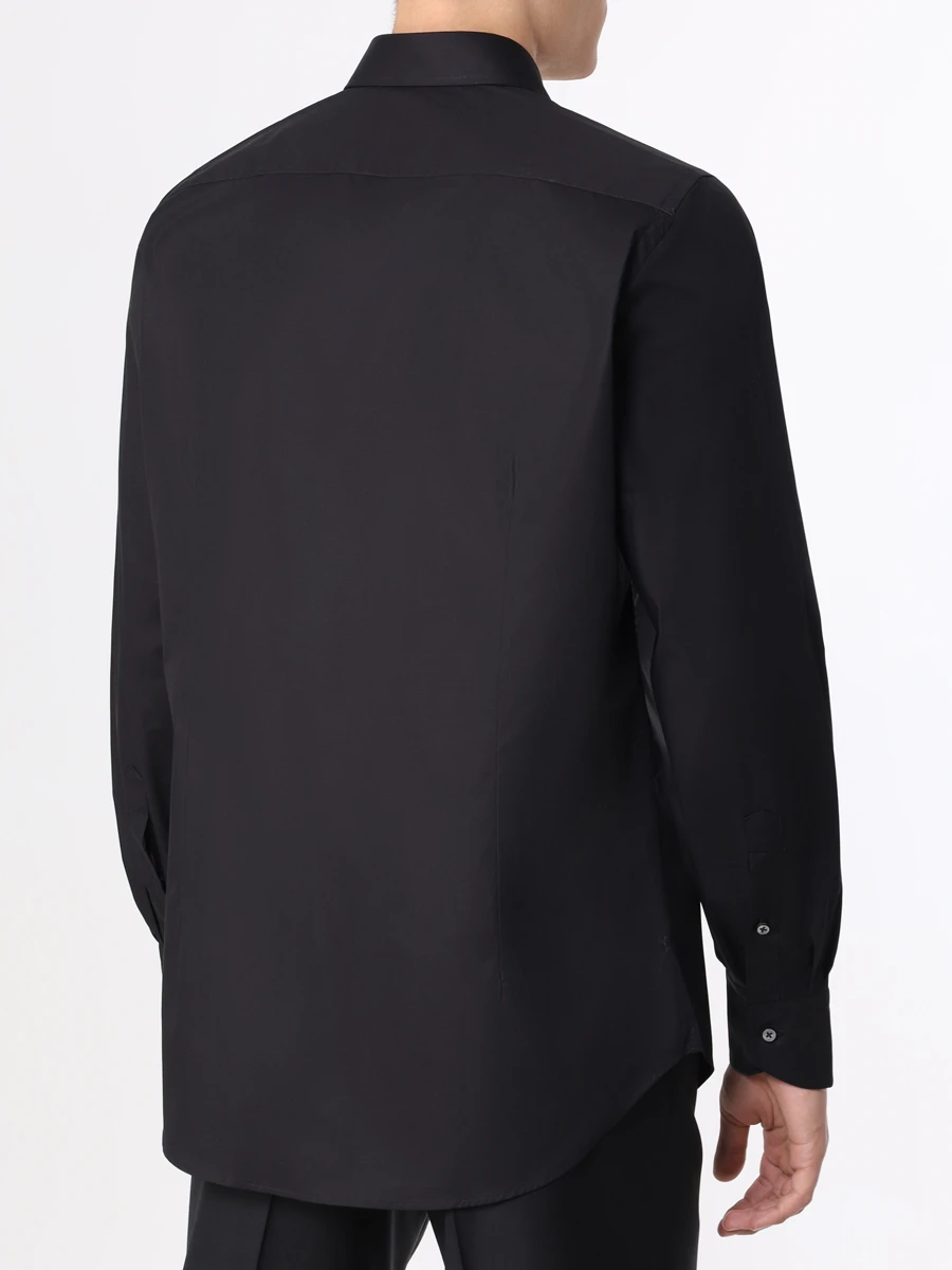 Рубашка Slim Fit хлопковая CANALI GD02832/101/X18, размер 52, цвет черный GD02832/101/X18 - фото 3