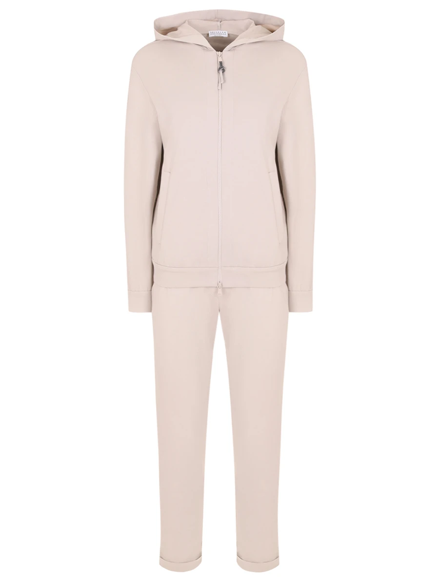 Костюм хлопковый BRUNELLO CUCINELLI MH827SA306/MH827SC899 CYG38 Бежевый 