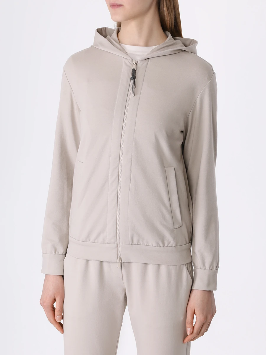 Костюм хлопковый BRUNELLO CUCINELLI MH827SA306/MH827SC899 CYG38 Бежевый  Фото 4