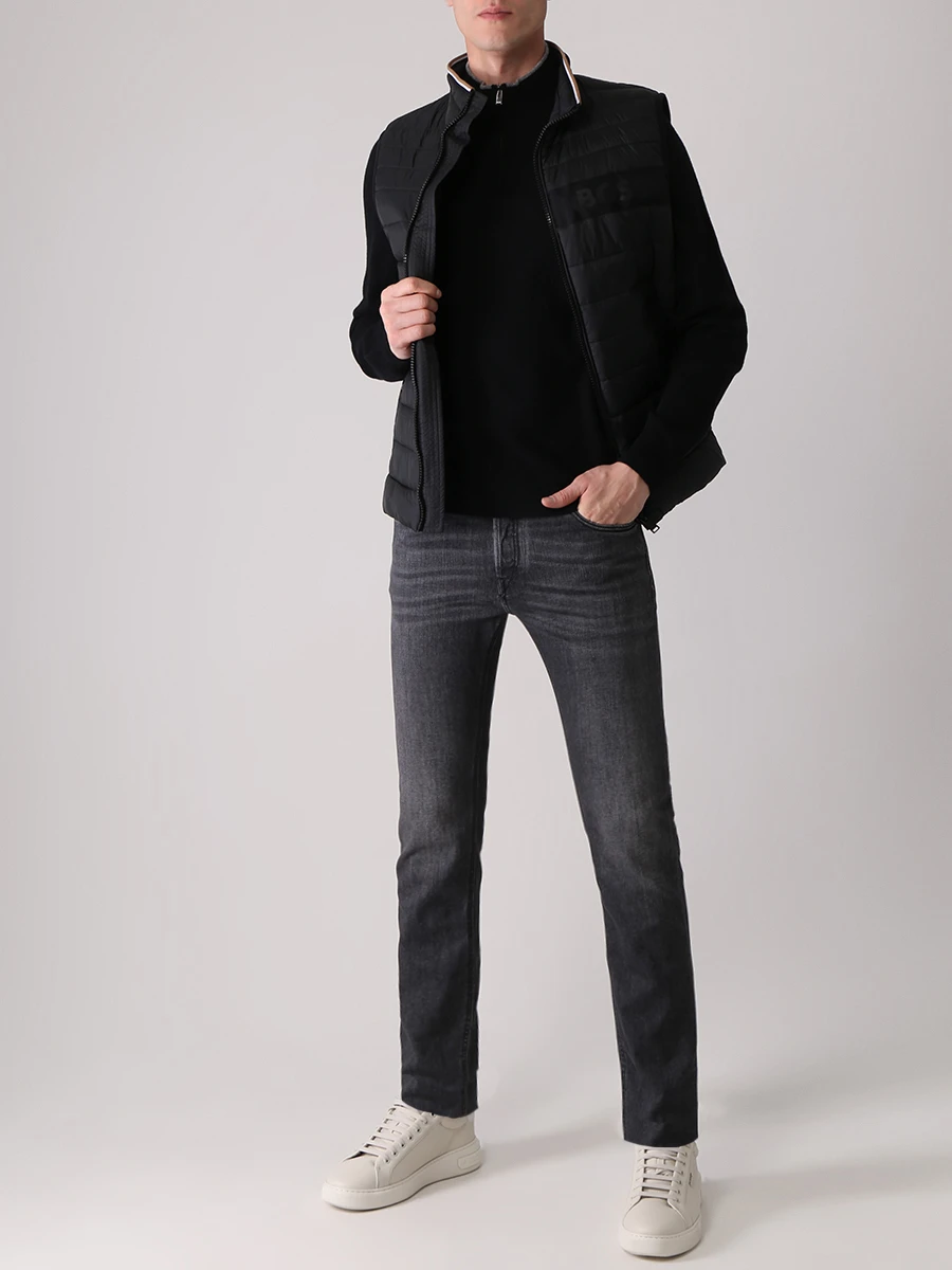 Жилет стеганый BOSS 50464300/001 Черный  Фото 2