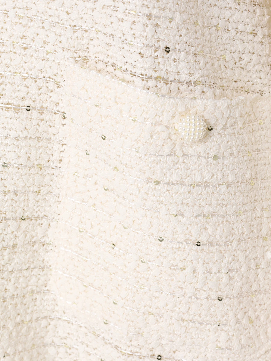 

Жакет хлопковый, Кремовый, SKU4453432369 Молочный