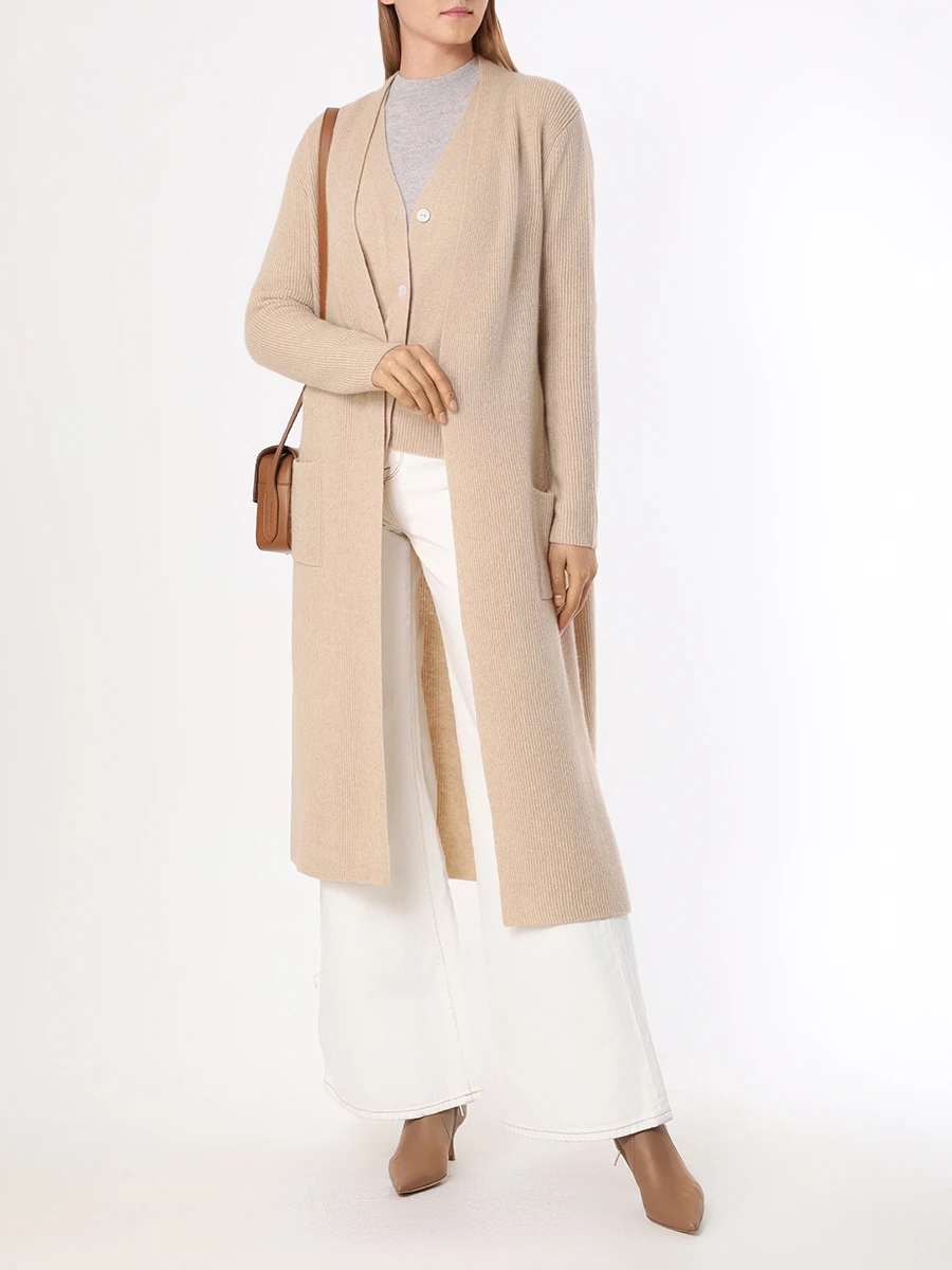Кардиган кашемировый MIR CASHMERE cwi17-005 Бежевый  Фото 2