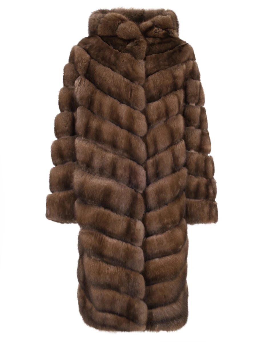 Шуба соболиная RINDI MOD.R23/069 Коричневый 