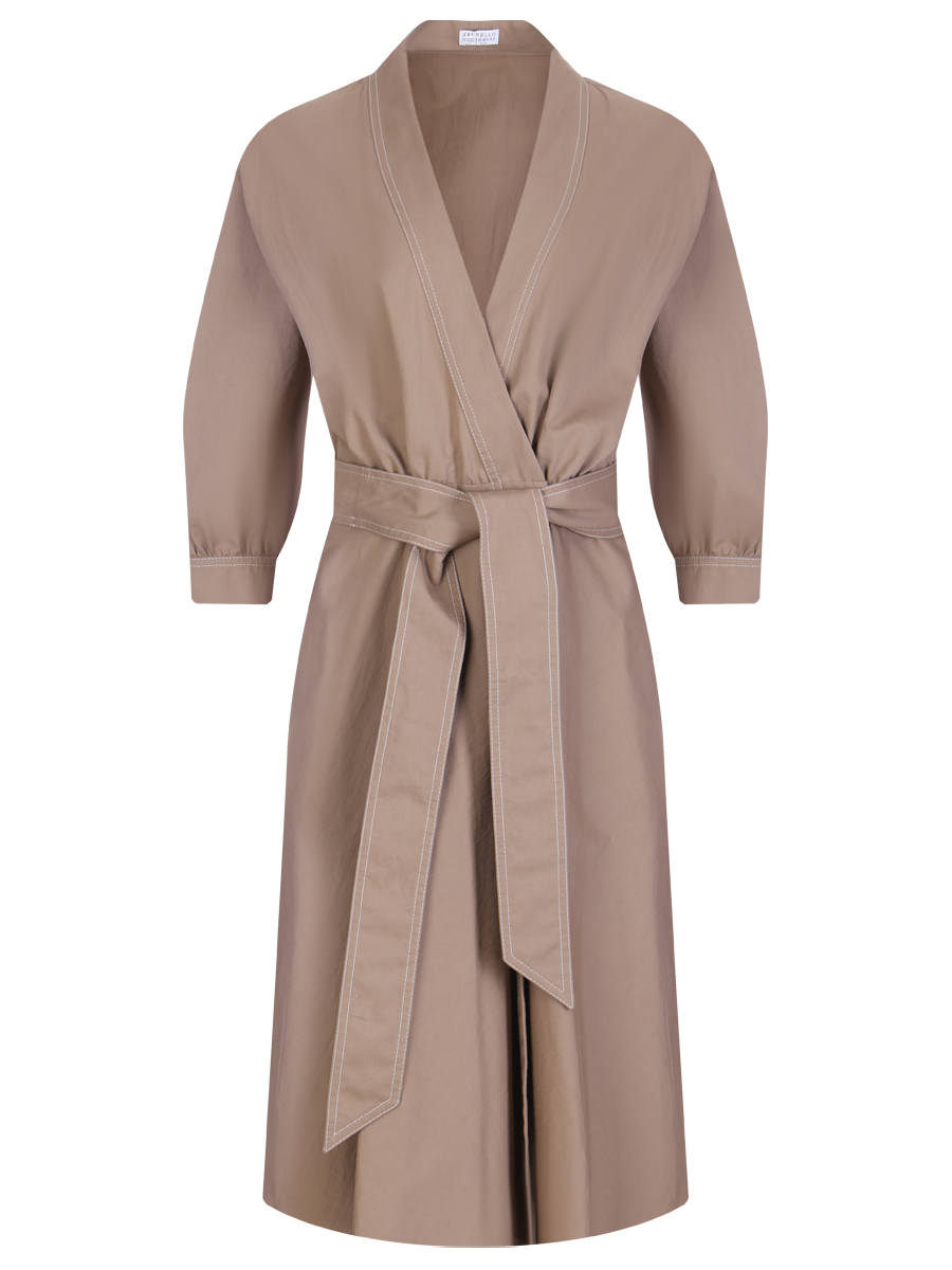 Платье хлопковое BRUNELLO CUCINELLI