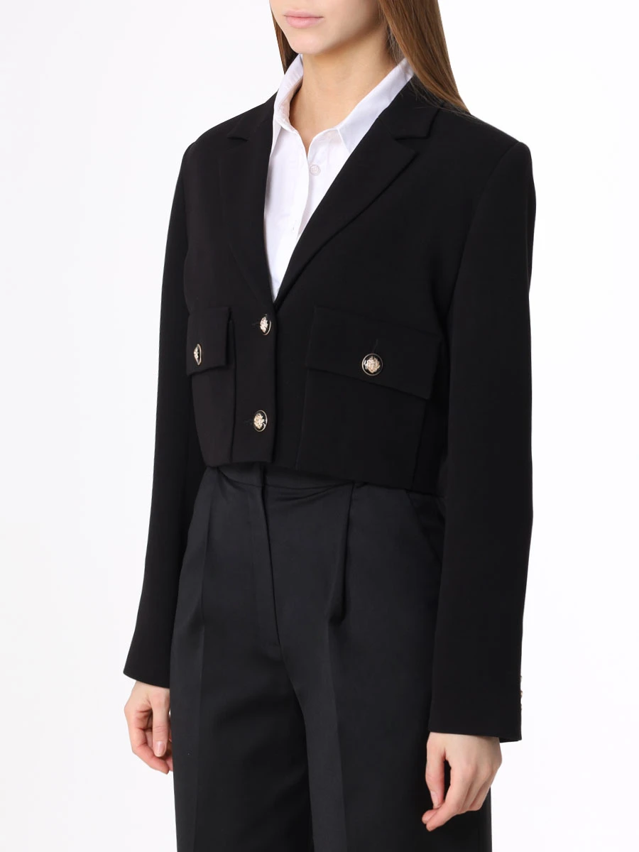

Жакет хлопковый, Черный, AW244232M/BLK