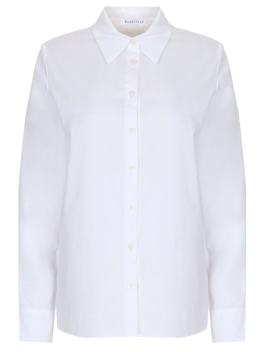 Рубашка хлопковая ROSEVILLE AW242817M/WHIT, размер 44, цвет белый AW242817M/WHIT - фото 1
