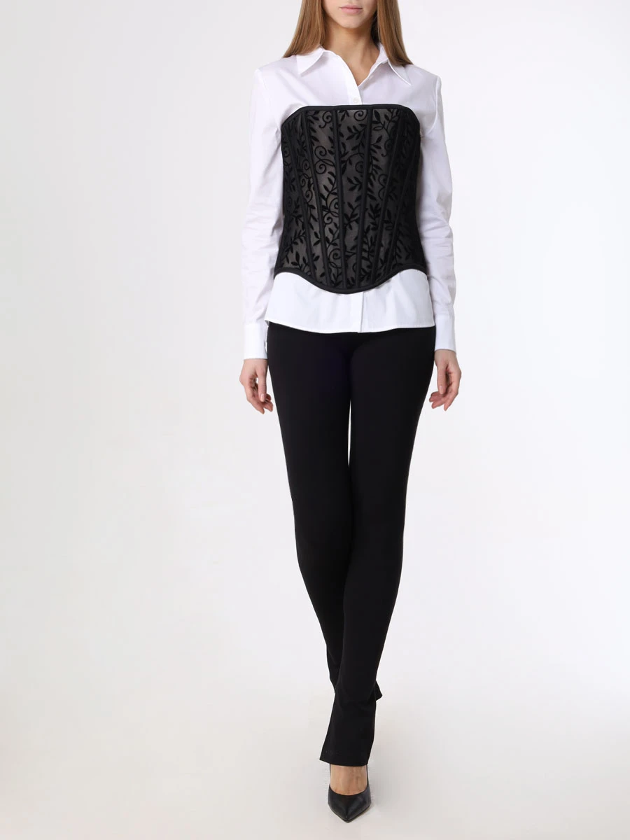 

Рубашка хлопковая, Белый, AW242817M/WHIT