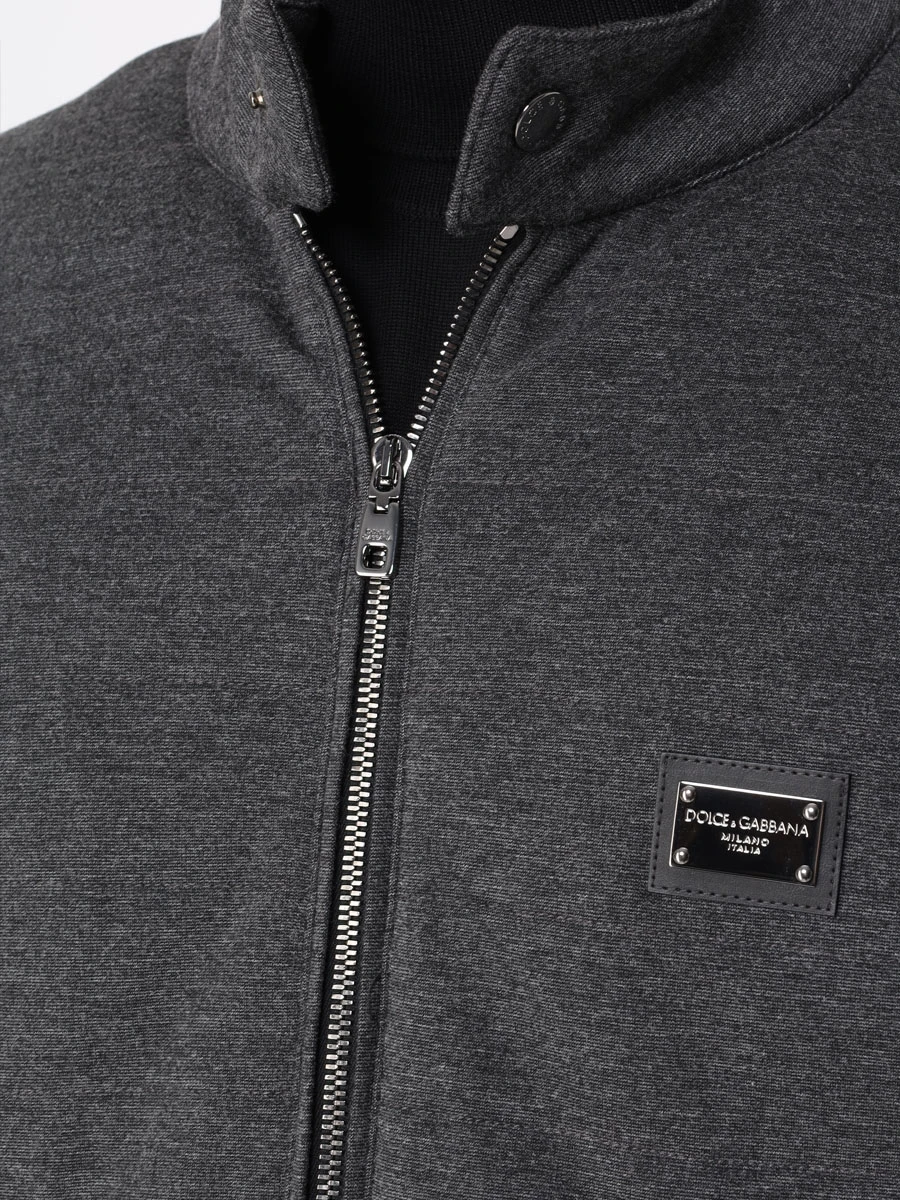 Куртка стеганая DOLCE & GABBANA G9AAWT GG716 S8292 Серый  Фото 5