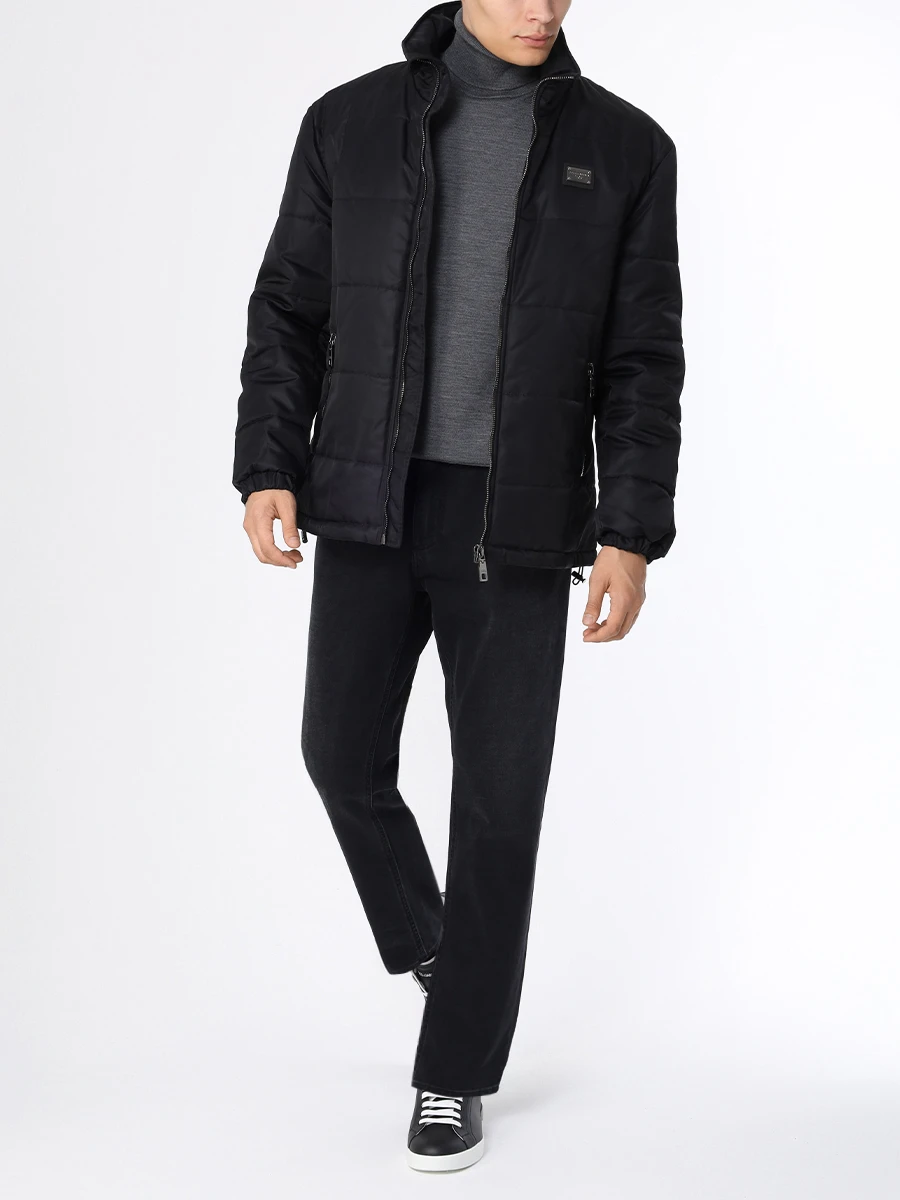 Куртка стеганая DOLCE & GABBANA G9ZY3T FUSXV N0000 Черный  Фото 2