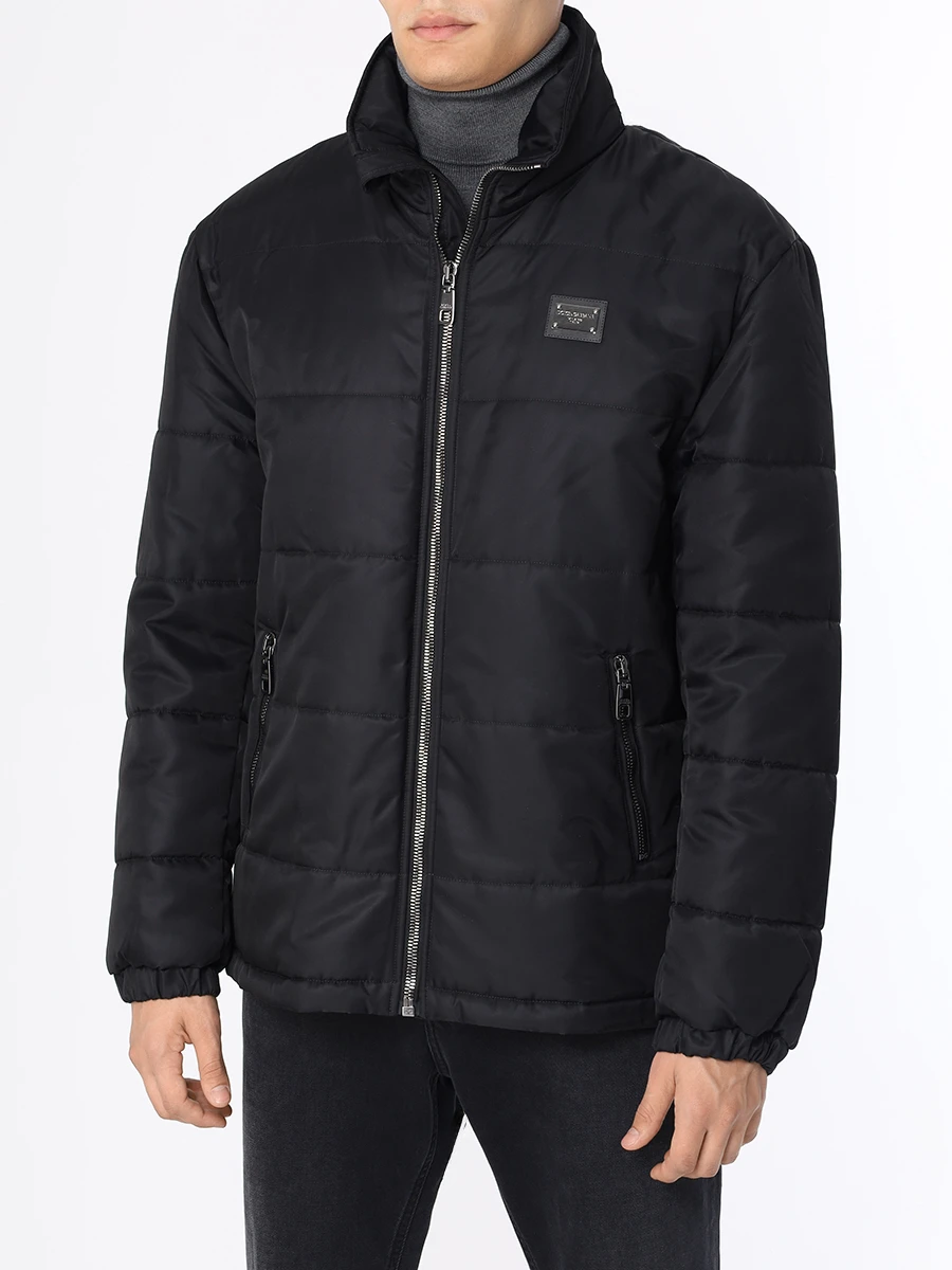 Куртка стеганая DOLCE & GABBANA G9ZY3T FUSXV N0000 Черный  Фото 4